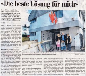 Pressebericht Kiosk für Schübelbach