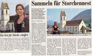 Pressebericht Storchennest Schübelbach